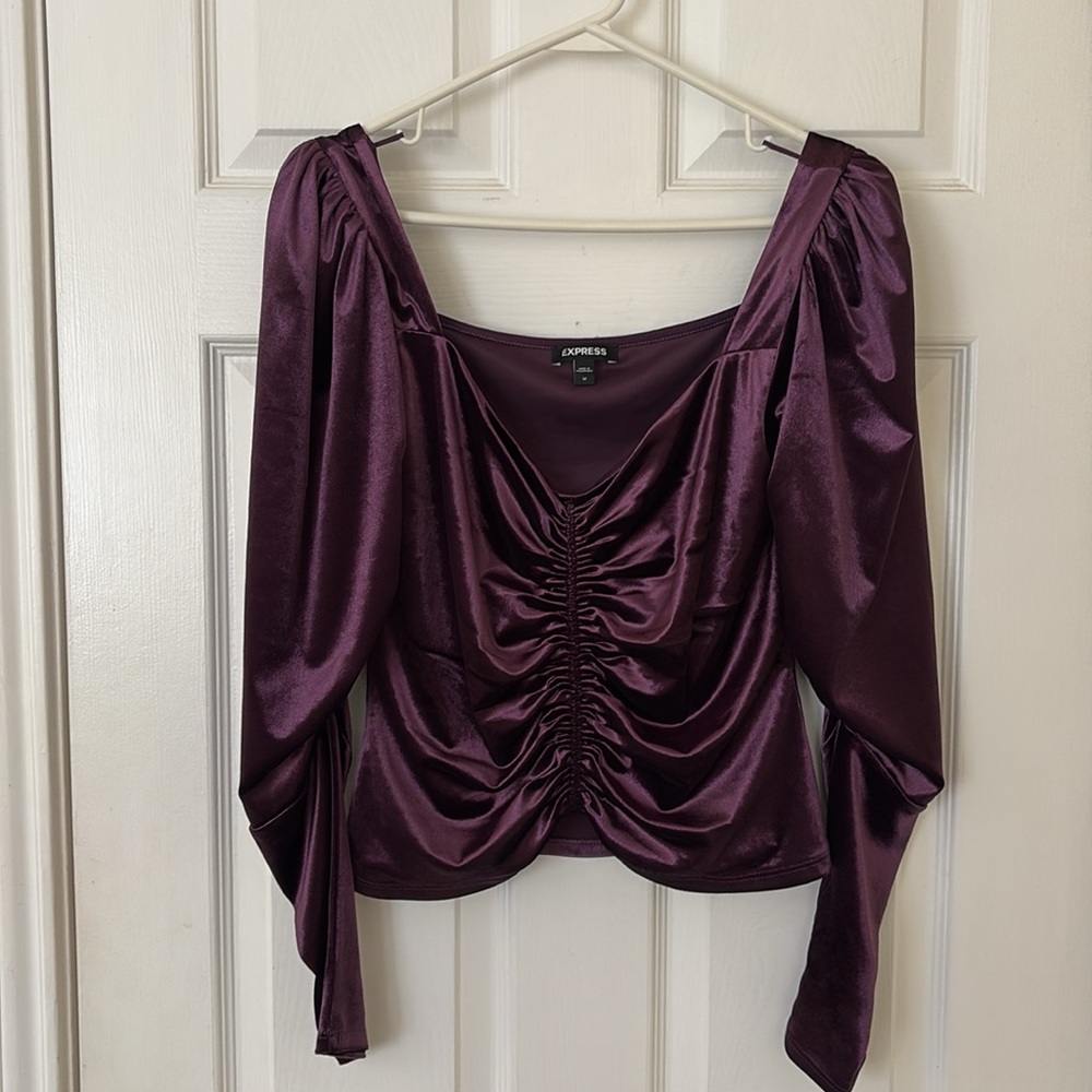 Purple Velvet top